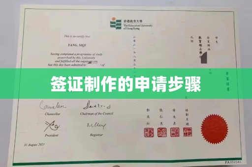 滴道签证制作的申请步骤