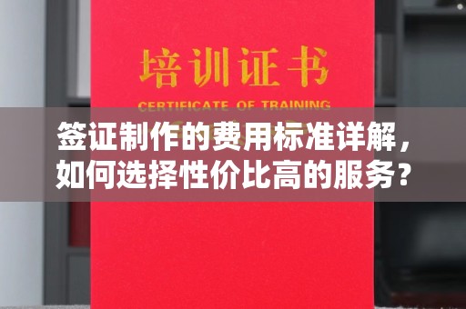 滴道签证制作的费用标准详解，如何选择性价比高的服务？