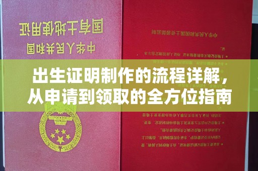 滴道出生证明制作的流程详解，从申请到领取的全方位指南