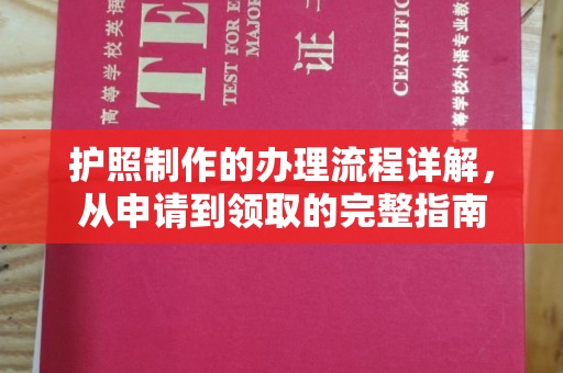 滴道护照制作的办理流程详解，从申请到领取的完整指南